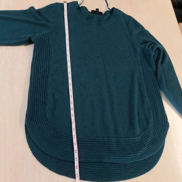 Lane Bryant Plus Size 14/16 Round Hem Thick Knit Ribbed Sweater Blouse - Picture 8 of 11